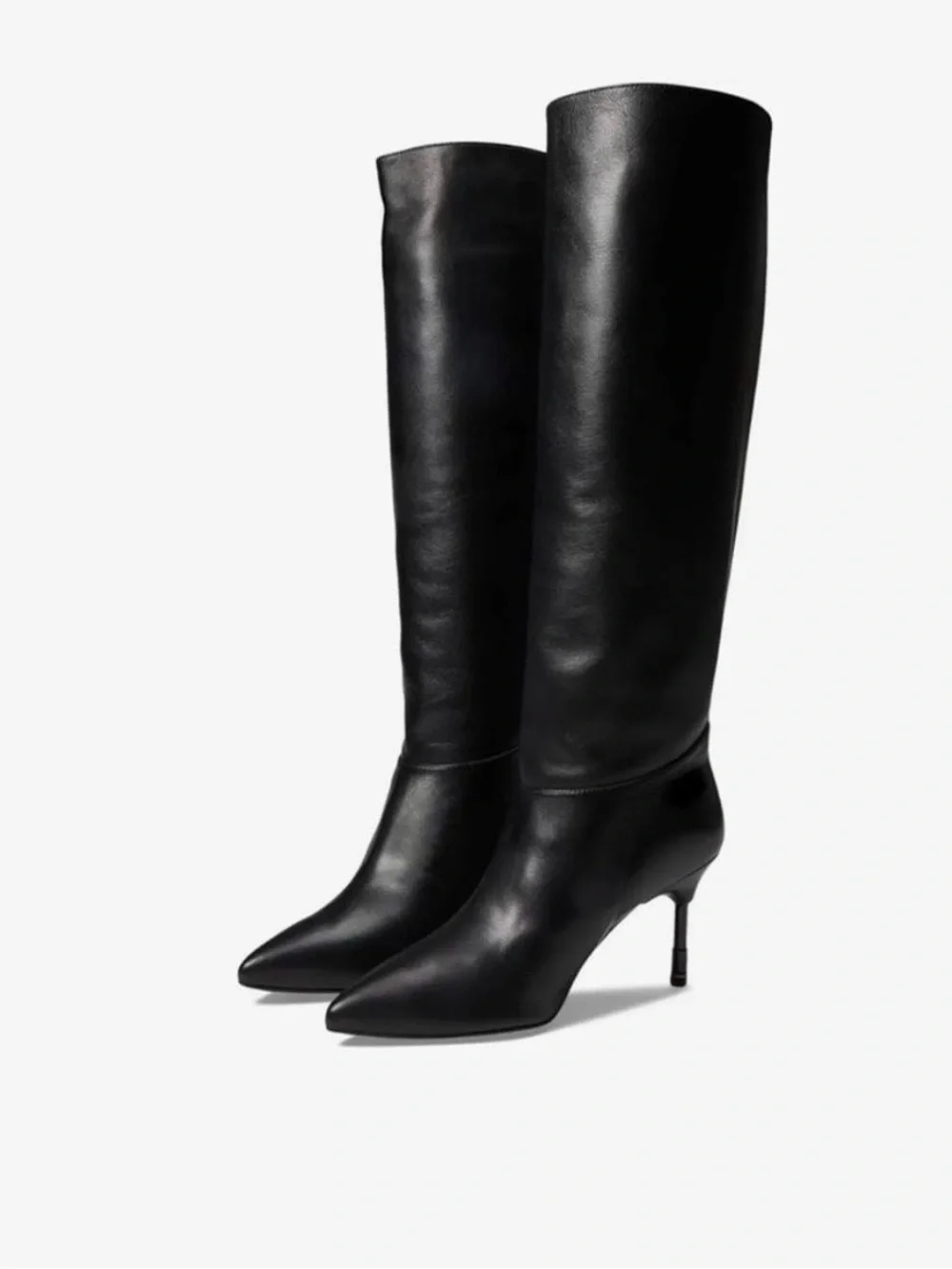 All Saints Black Leather Nori Boots